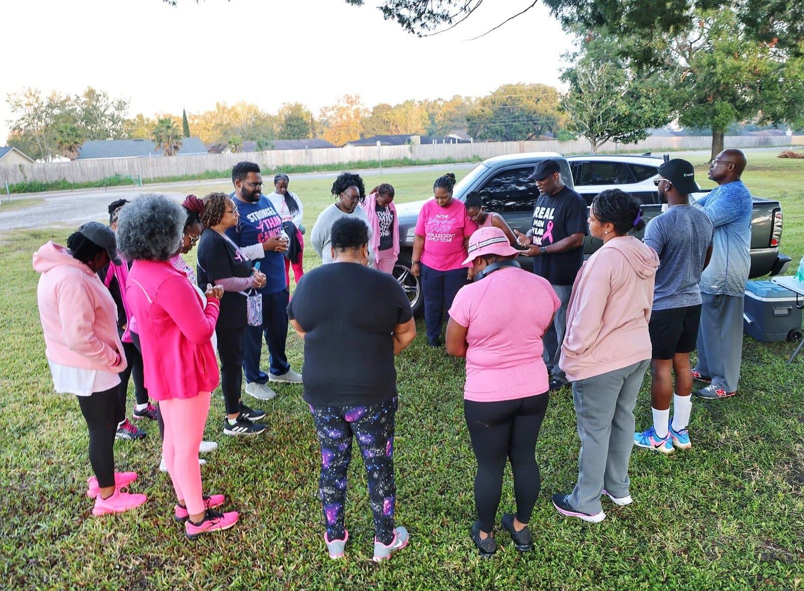 Gathering before the walk