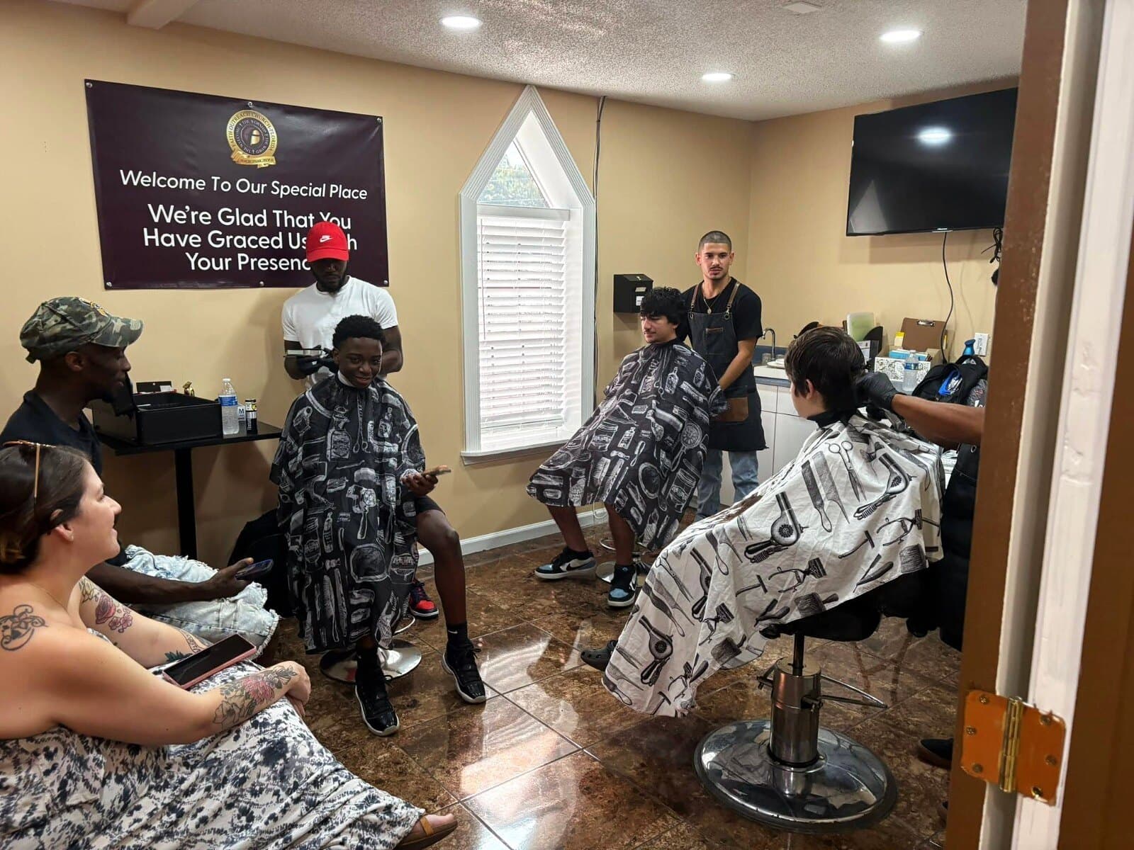 Free haircuts