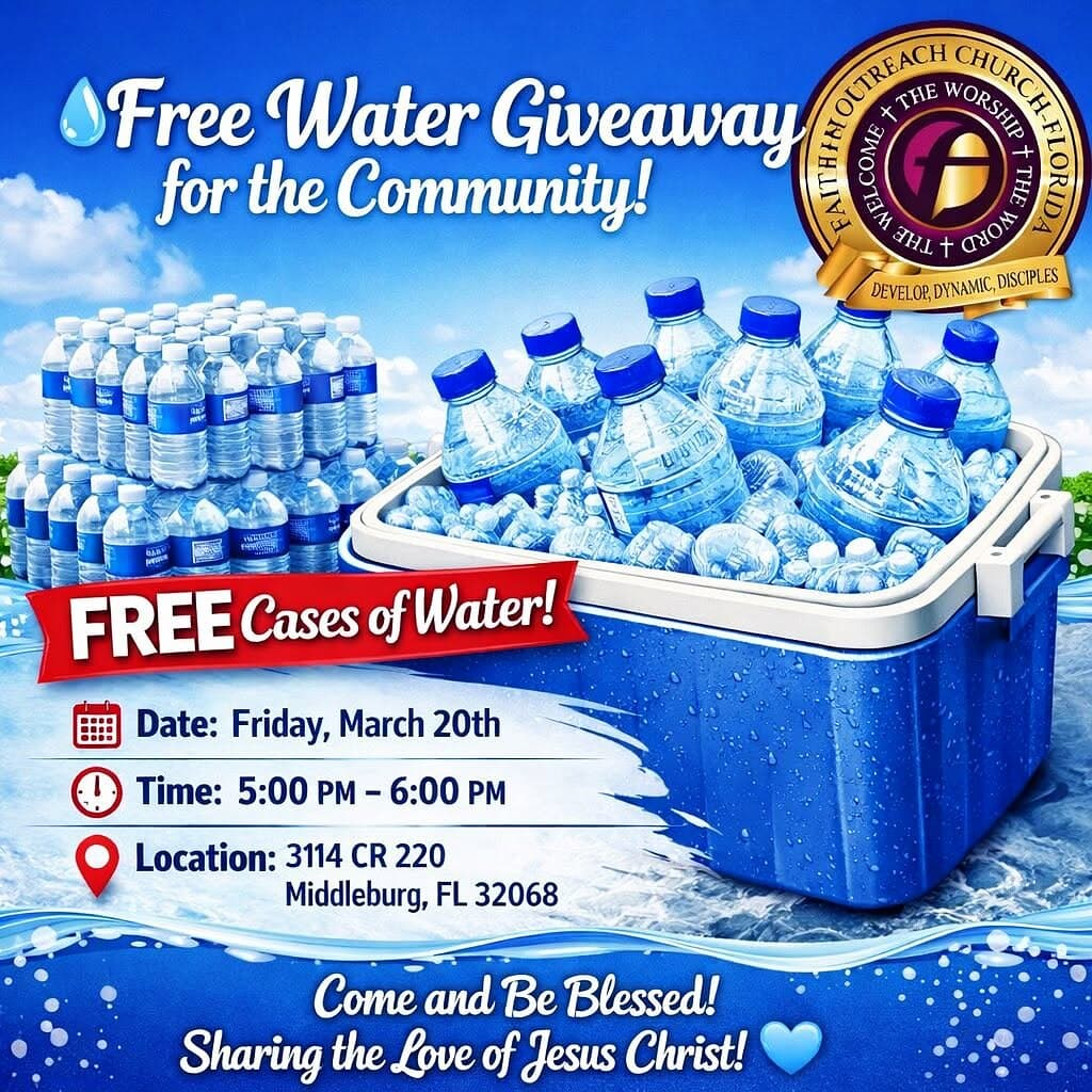 Our free water giveaway